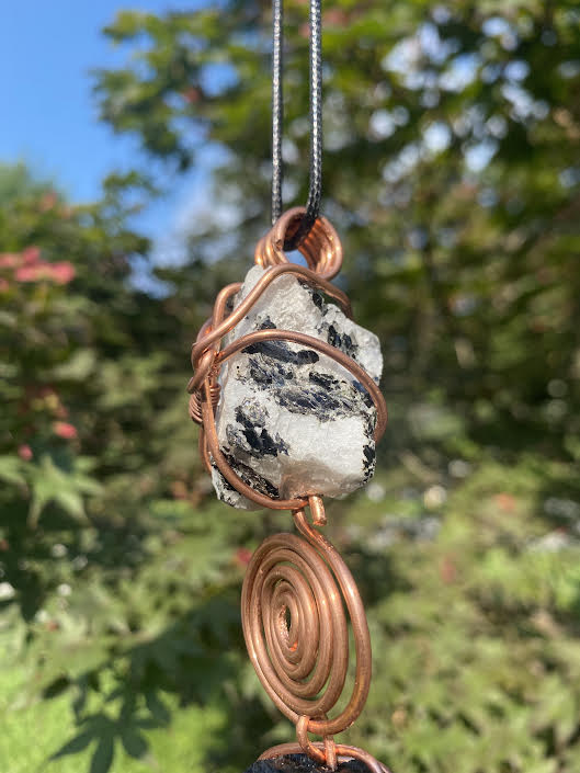 Balance | Copper & Crystal Pendant
