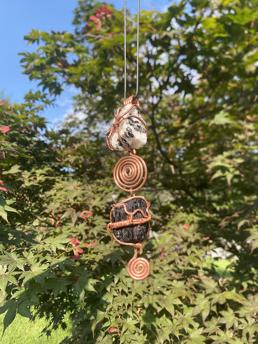 Balance | Copper & Crystal Pendant
