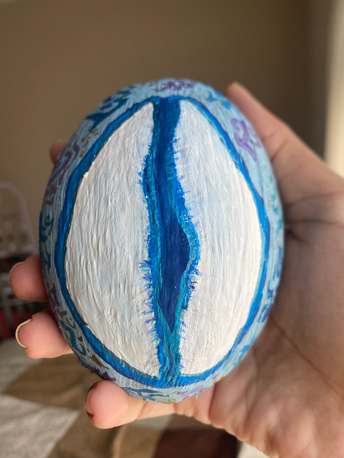 Hand Painted Coconut Shell