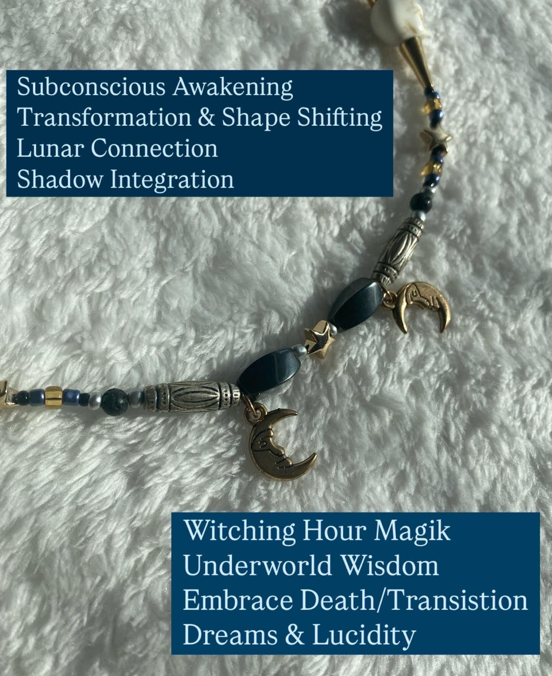 "All-Knowing Night" Spirit Beads