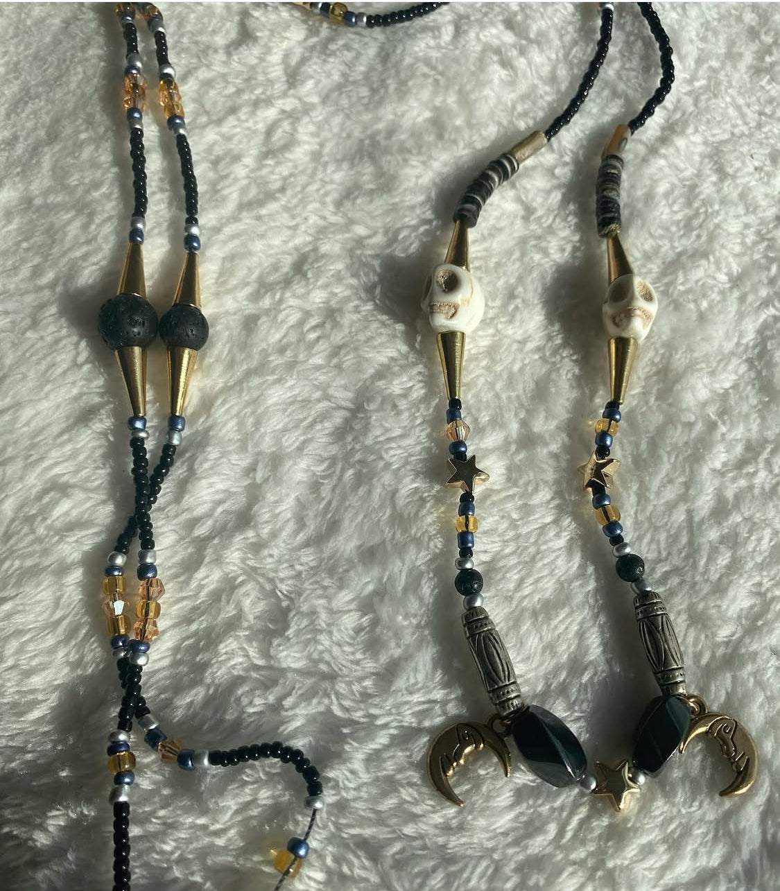 "All-Knowing Night" Spirit Beads